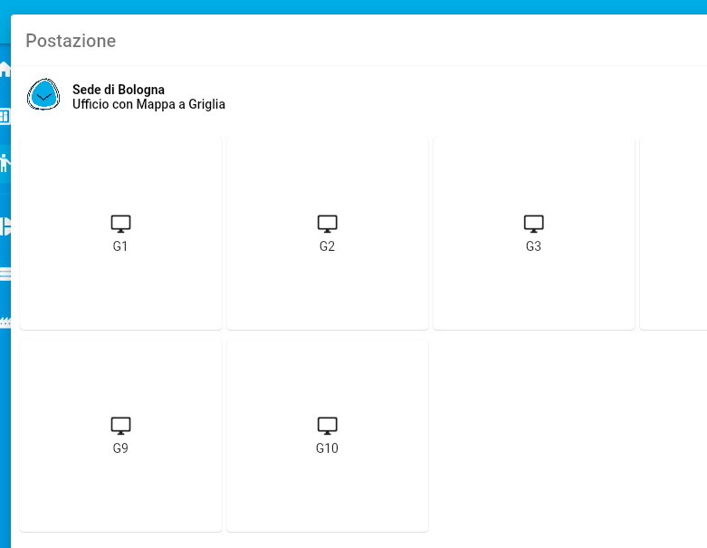 Mappa a griglia - selezione